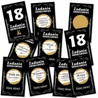 25x ZDRAPKI NA OSIEMNASTKĘ 18 ZADANIA URODZINY ZABAWA 18-stka vouchery 25x