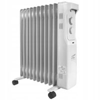 GRZEJNIK OLEJOWY 2500W 11 ŻEBEREK TERMOSTAT 3 STOPNIE GRZANIA