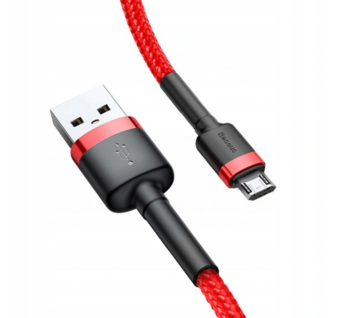 KABEL MICRO USB BASEUS CAFULE 1.5 A 2m CZERWONY na Arena.pl