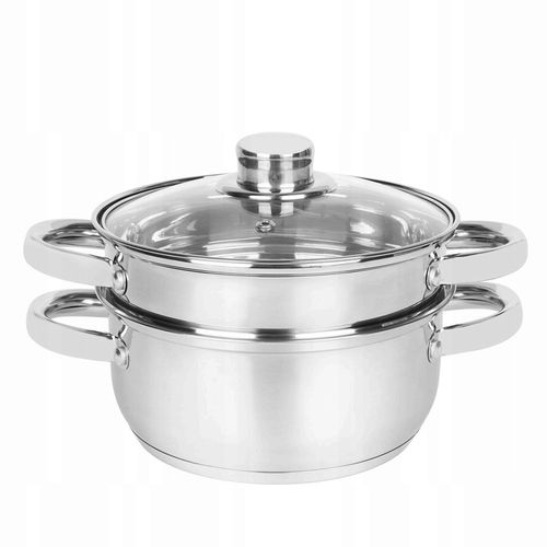 GARNEK do gotowania NA PARZE indukcja garnek ze stali nierdzewnej 2L Sano na Arena.pl