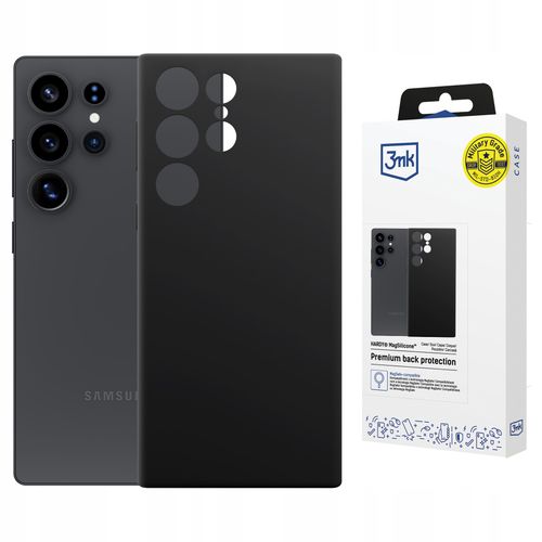 Czarne etui z MagSafe na tył Samsung Galaxy S23 Ultra 3mk HARDY MagSilicone na Arena.pl