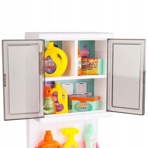 ŁAZIENKA Z AKCESORIAMI PRYSZNIC WC PRALKA ZESTAW ŁAZIENKOWY DLA DZIECI na Arena.pl