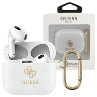 guess gua3ucg4gt airpods 3 covertransparent glitter collection