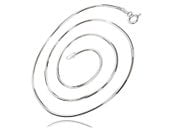 Gruby srebrny łańcuszek linka żmijka snake o przekroju ośmiokątnym 50 cm srebro 925 SNAKE_8L035