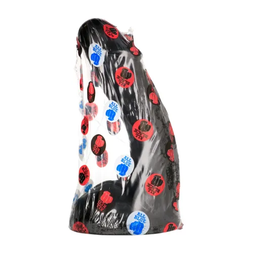 all black model 27 cm - intensywnie żłobiona forma anatomiczna, czarna na Arena.pl