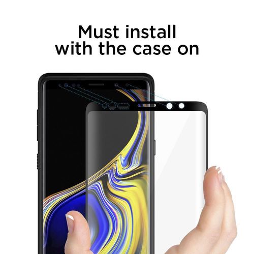 Szkło Hartowane Spigen Glas.tr Case Friendly Galaxy Note 9 Black na Arena.pl
