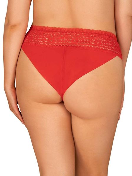 Seksowne, Czerwone Figi - Obsessive Blossmina 4XL/5XL zdjęcie 2