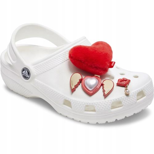 Crocs Przypinki Ozdoba Jibbitz Piny Charms Do Butów Red Valentines 5 Pack na Arena.pl