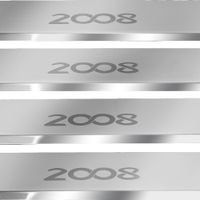 Listwa progowa PEUGEOT 2008 Stal nierdzewna 304 połysk 4szt