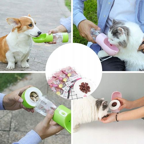 przenośna butelka na wodę i karmę jedzenie dla psa na Arena.pl