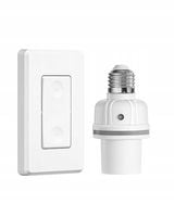 Oprawka do żarówki E27 230V 60W, zasięg 30 m, oprawka do lampy, biała