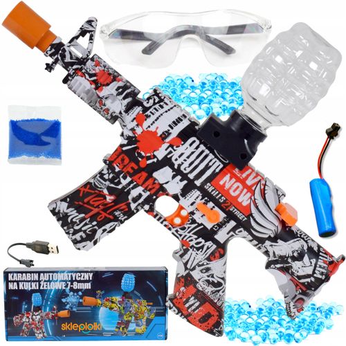 PISTOLET NA KULKI ŻELOWE WODNE AUTOMATYCZNY KARABIN DUŻY ZESTAW AKUMULATOR na Arena.pl