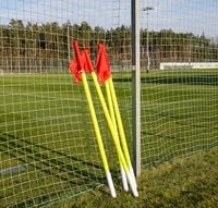 flagi narożne profesjonalne uchylne tulejowane, chorągiewki 4 sztuki- 50mm