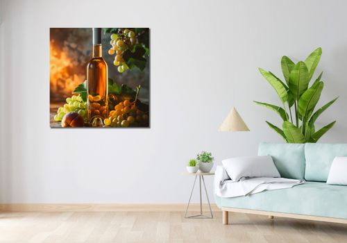 Obraz 90x90cm Bursztynowe Wino na Arena.pl