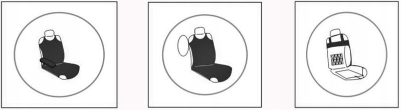 KOSZULKI SAMOCHODOWE - PRZÓD CZARNY zdjęcie 8