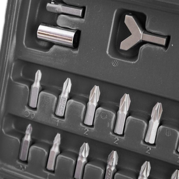 13376 Zestaw bitów w niebieskiej walizce 100 sztuk TORX BITUXX zdjęcie 7