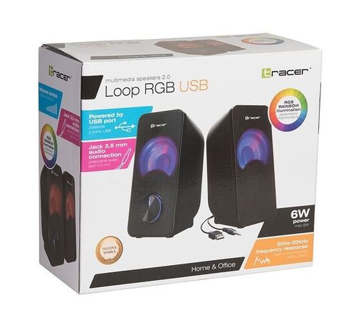 Głośniki 2.0 Loop RGB USB na Arena.pl