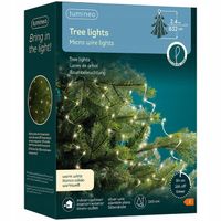 Lampki Choinkowe LED Ciepłe Białe Światełka Zewnętrzne 832 microLED 16x2,4m