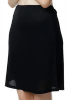 Klasyczna półhalka Luna gładka Czarny 50