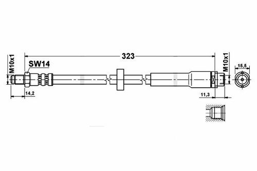 Audi A6 C6 4F2 - Zestaw Przewodów Hamulcowych W Oplocie Stalowym na Arena.pl