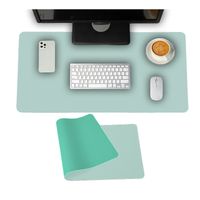 mata, podkładka wodoodporna na biurko, dwustronna miętowo-zielona 50x80cm