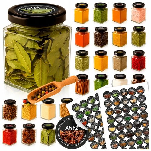 24x POJEMNIKI NA PRZYPRAWY DŻEM SŁOICZKI SZKLANE SŁOIKI 120 ml 80x na Arena.pl