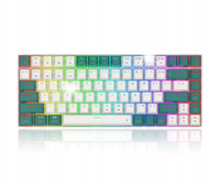 Klawiatura gamingowa Redragon K678WG-RGB-PRO Singed Red RGB BT 2.4 GHz USB
