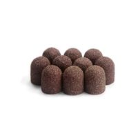 100x AlleMed Kapturki ścierne do pedicure z bawełnianym środkiem 13mm #100