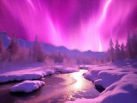 Plakat 80x60cm Aurora Nad Niebiem