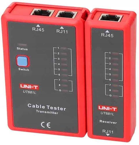 Tester kabli skrętka sieci Uni-T UT681L RJ11 RJ45 na Arena.pl