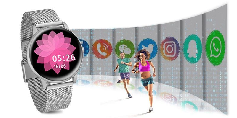 Damski SMARTWATCH G. Rossi SW015-3 Srebrny zdjęcie 14