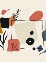 Plakat 60x80cm Abstrakcyjny Dialog