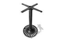 NOGA STOŁU K02 - STANDARDOWA Z KRZYŻAKIEM SŁONECZKO AŻUROWE PODSTAWA STÓŁ ŻELIWNA