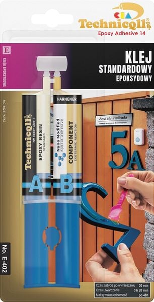 KLEJ EPOKSYDOWY STANDARD 2*12ML - TQ E-402 zdjęcie 1