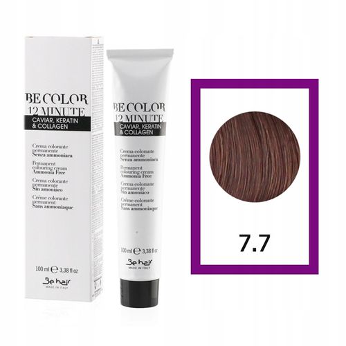 BE HAIR Be Color Farba do włosów Bez Amoniaku 7,7 - 100ml na Arena.pl
