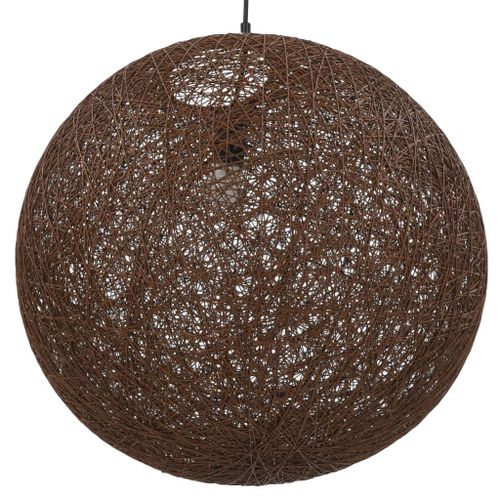 Lampa Wisząca, Brązowa, Kula, 55 Cm, E27 na Arena.pl