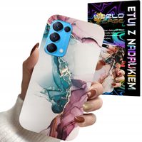 ETUI CASE DO OPPO RENO 5 4G 5G - MARMUR WZORY DLA KOBIET PLECKI OBUDOWA