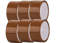 Taśma pakowa-klejaca brąz 48x60 6-PAK