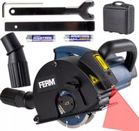 BRUZDOWNICA FERM 1700W, 125mm LASER ROLKA