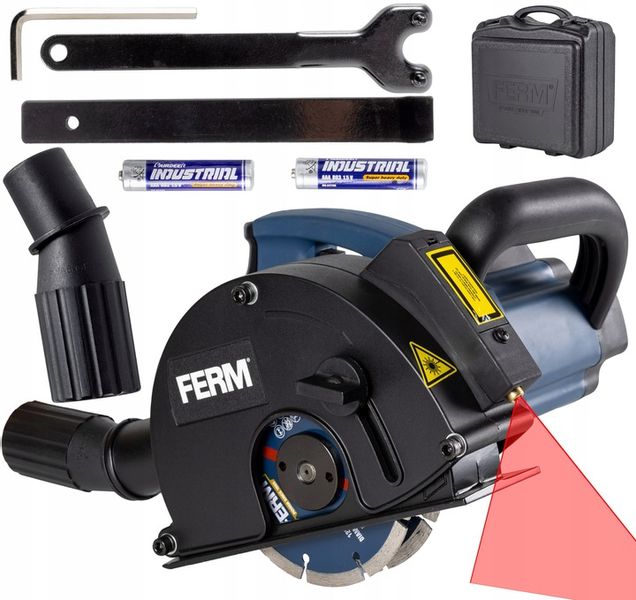 BRUZDOWNICA FERM 1700W, 125mm LASER ROLKA zdjęcie 1