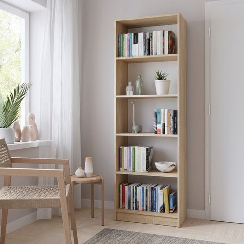 REGAŁ NA KSIĄŻKI SONOMA 5 PÓŁEK 60 CM SEGREGATORY na Arena.pl