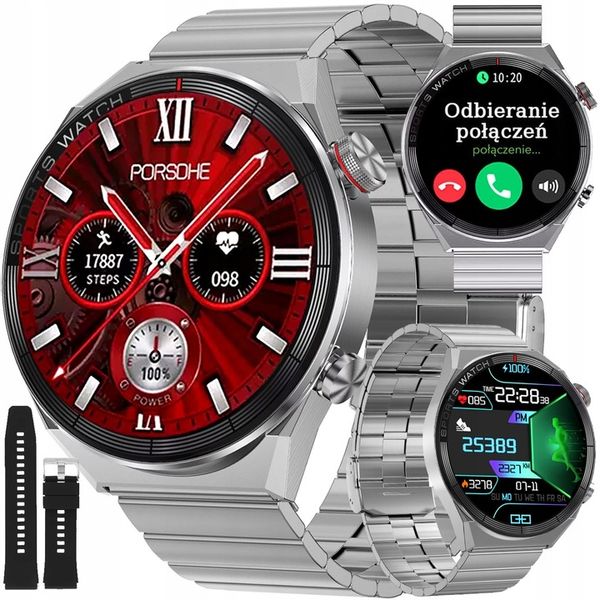 Zegarek męski SMARTWATCH Rubicon ROZMOWY KROKI SMS zdjęcie 4