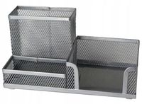 PRZYBORNIK NA BIUR.M-851S SREB 2146