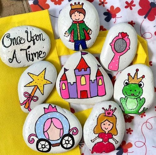 MAŁE kamienie do malowania i sklejania ogrodu białe żwir dekoracyjny ZABAWA na Arena.pl