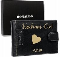 Portfel z grawerem PREZENT DLA MĘŻA CHŁOPAKA