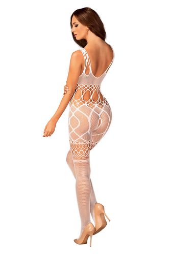 Pikantny Biały Bodystocking G330 Obsessive S/M/L na Arena.pl