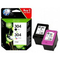 ZESTAW Tusz HP 304 [3JB05AE] kolor+czarny CMYK oryginalny