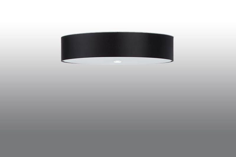 LAMPA plafon SL.0810 abażurowa OPRAWA okrągła sufitowa czarna zdjęcie 3