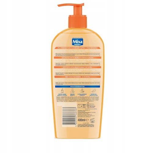 Mixa Baby Pieniący się olejek do kąpieli i pod prysznic 400ml na Arena.pl