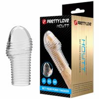 pretty love penis sleeve - hoytt (clear)
